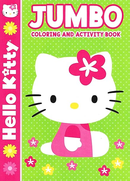7100 Hello Kitty Jumbo Coloring Book Picture HD