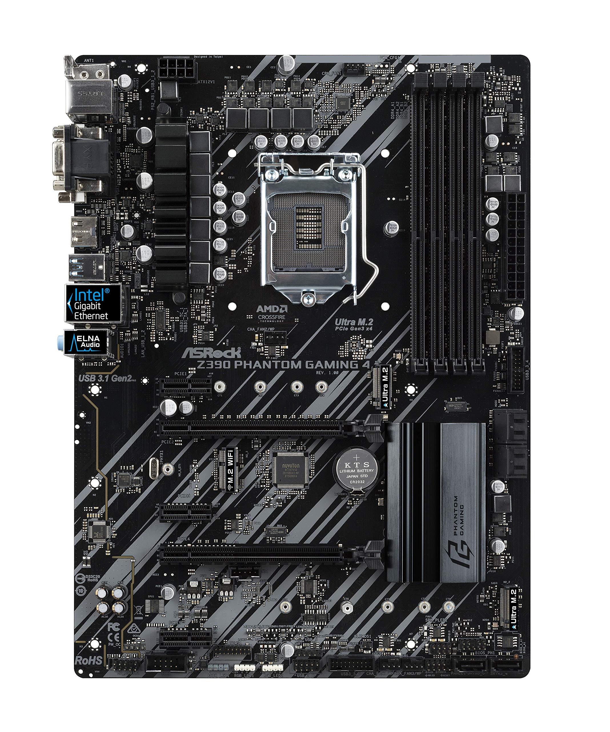 ASRock 90-MXB8X0-A0UAYZ Newcomer in the range, Mainboards ASRock Z390 Phantom Gaming 4, Intel Z390 - Sockel 1151 Black