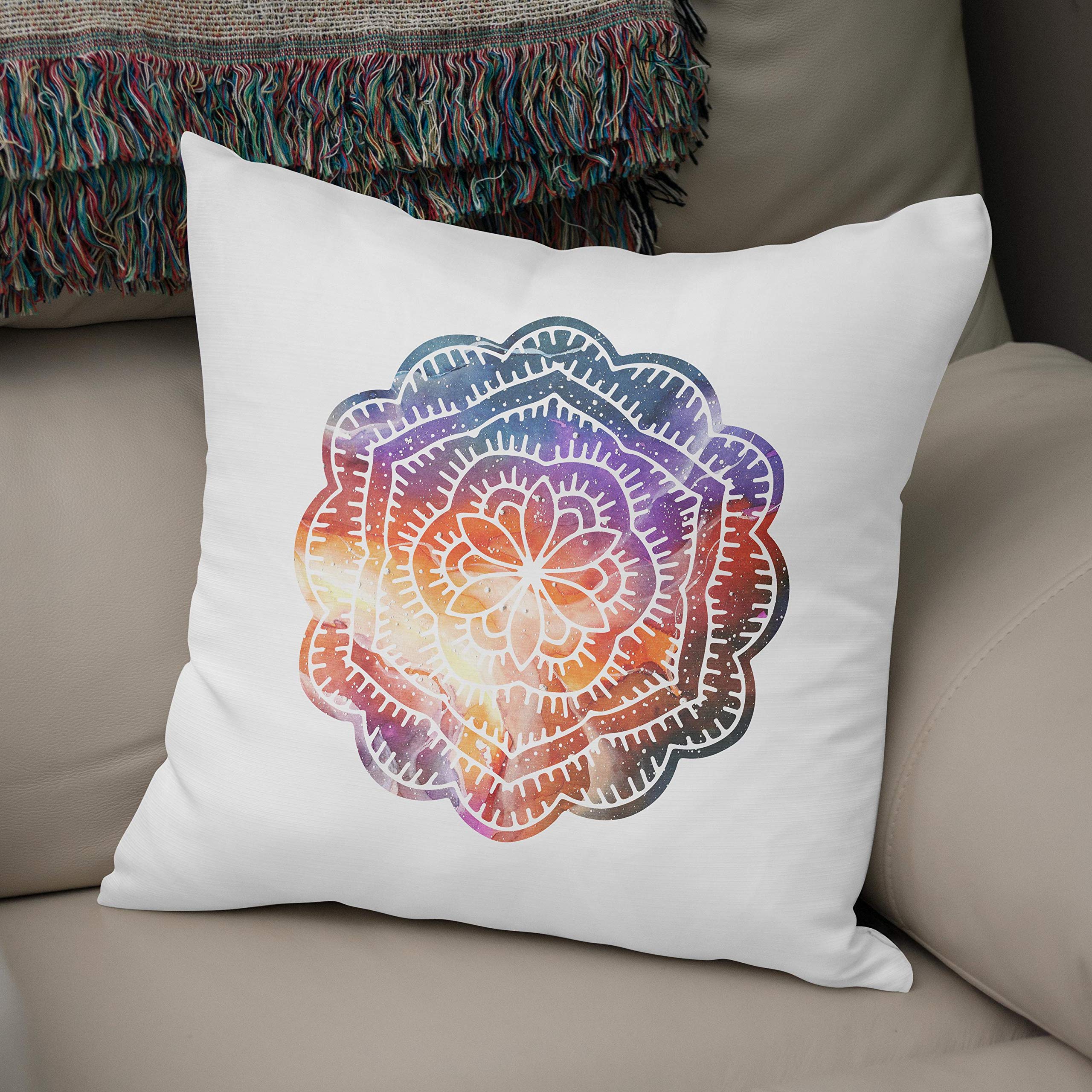 Bonamaison, Decorative Cushion Cover - 50% Cotton 50% Polyester - 43x43cm - Designed and Manufactured in Turkey