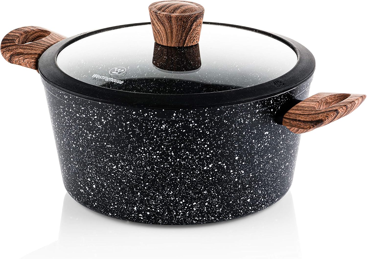 Westinghouse Casserole Dish with Lid, diameter 24 cm Cooking Pot for Induction Gas Electric & Ceramic Hob