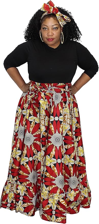 ankara flared skirts