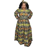 African Planet Womens Long Sleeve Maxi Empire Waist Kaftan Dress |  Desertcart Maldives