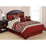 Amazon.com: VCNY Harmony 8-Piece Queen Comforter Set, Blue