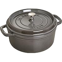 STAUB 40509-307-0 Cocotte Round 22cm Graphite grey