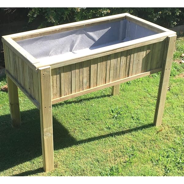 Herstera Garden 11201301 Mesa de Cultivo, Natural, 100x40x80 cm ...