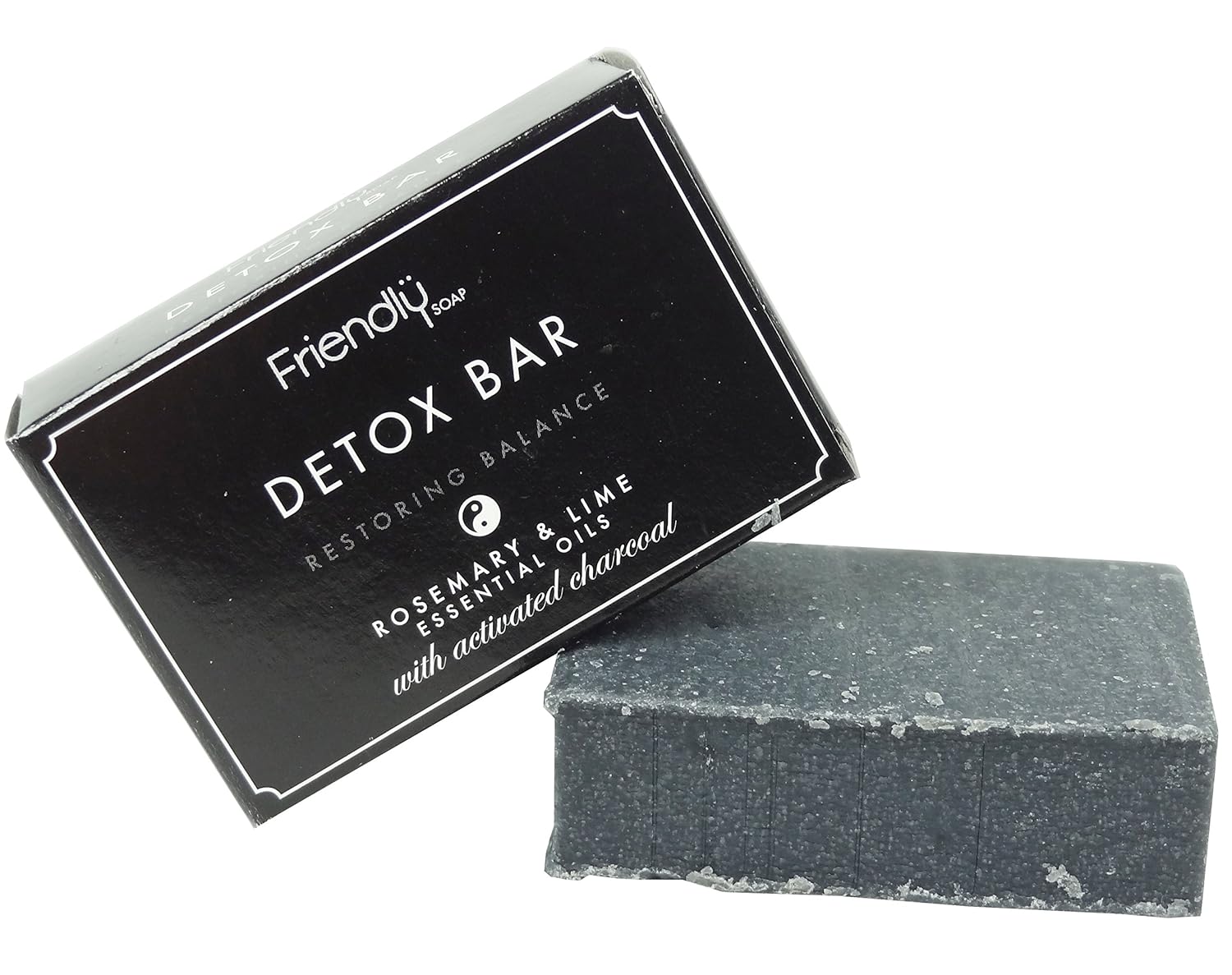 Friendly Soap Natural Activated Charcoal Detox Bar Soap 95g Amazon.co