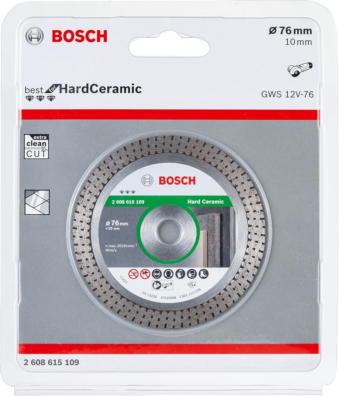 Bosch Professional 2608615109 Diamond Cutting Disc Best for Hard