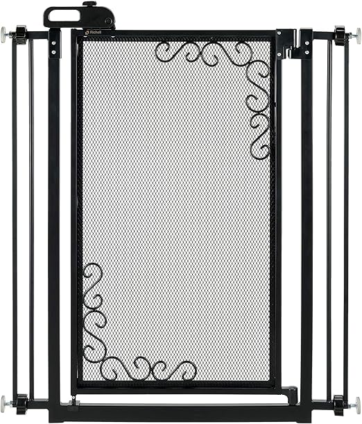 black metal pet gate