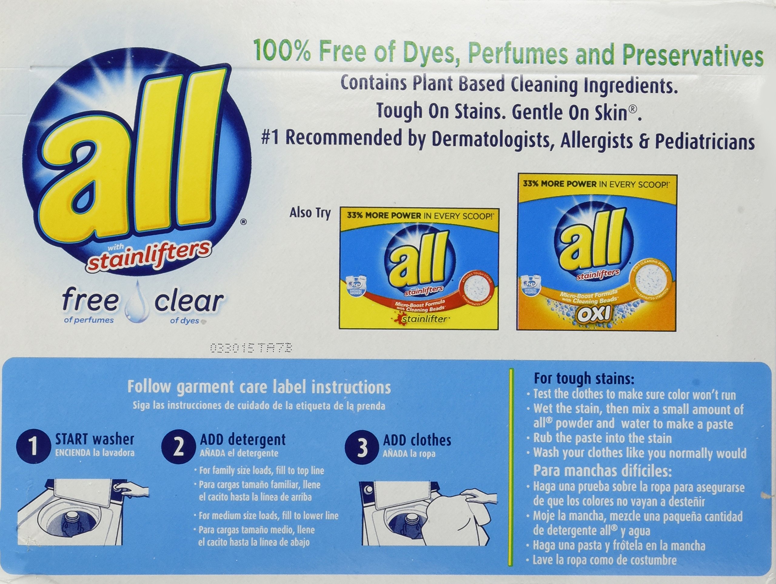 All All-Purpose Powder Detergent, 52 Oz Box