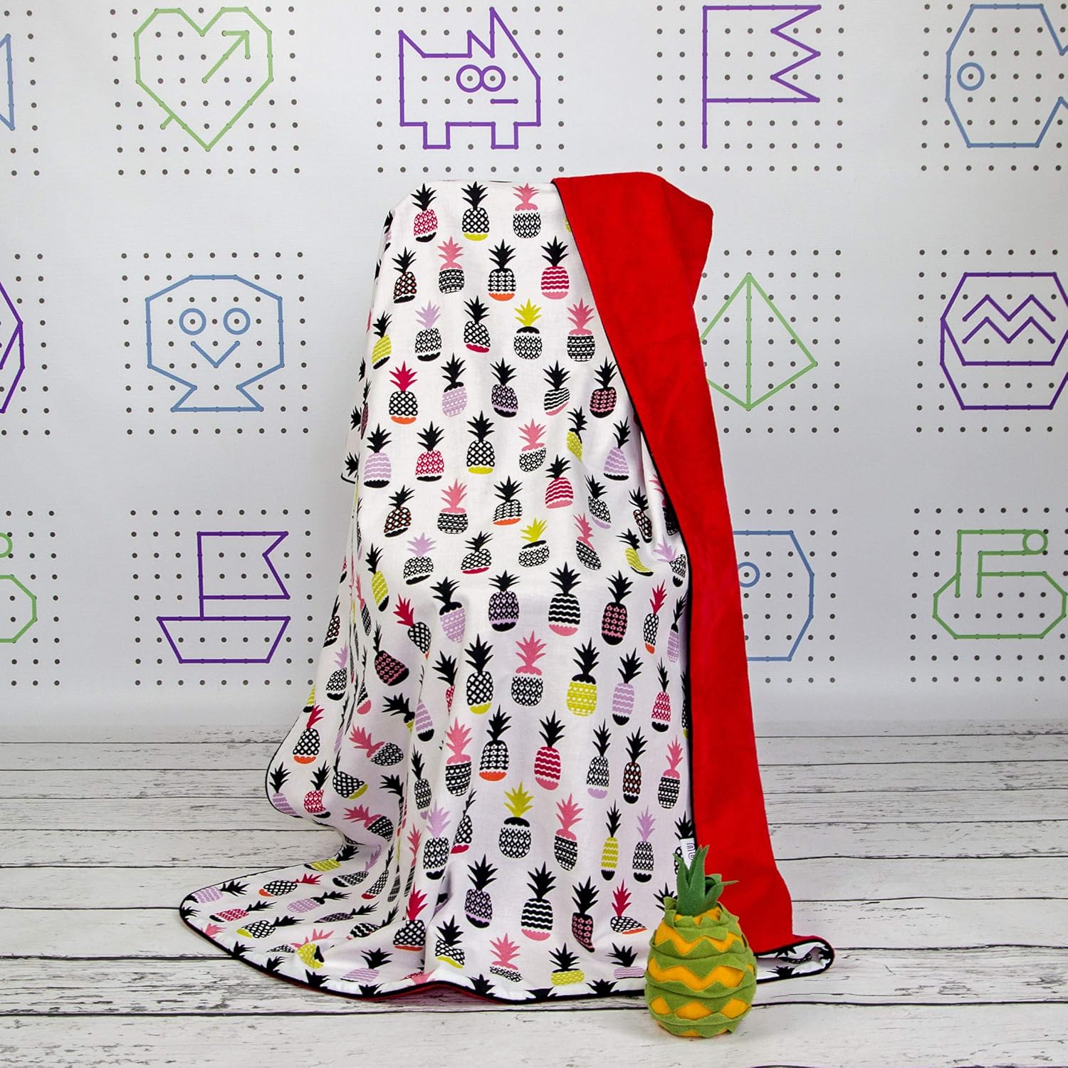 Amazon Com Pineapple Personalized Handmade Minky Baby Blanket