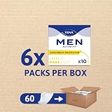 TENA Men Absorbent Protector Incontinence Pads Level 2 60 Pads 10x6 view 2
