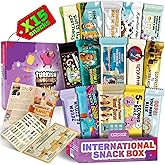 International Snack Box, Unique Experience with Universal Exotic Candies and Treats from around the World, Gift-Ready Foreign Foods in Packages Inspired by European, Japanese and Korean Cultures