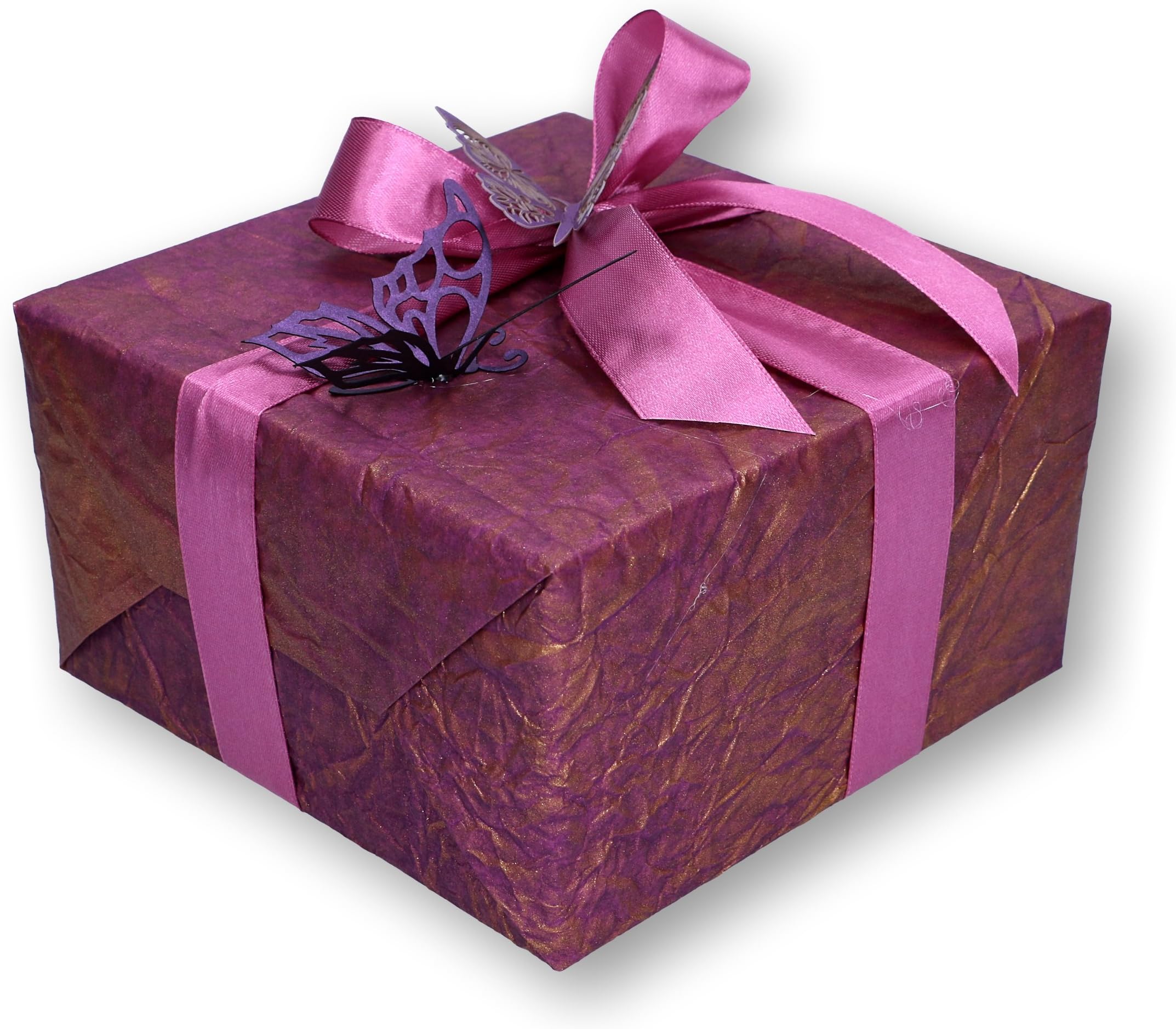 Wrapping Paper - Unique Gift Wrap Paper with Silver Metallic Covering - 3 Paper Rolls Per Set - 2 ft x 5 ft (Gold)