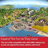 BRIO World Intermediate Expansion Pack Wooden Railway Track 16 pieces view 4