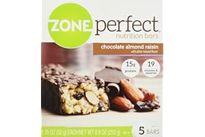 Zone Perfect Chocolate Almond Raisin Nutrition Bars 5 Count