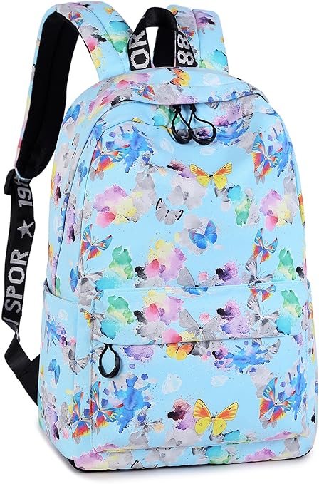 girls blue backpack