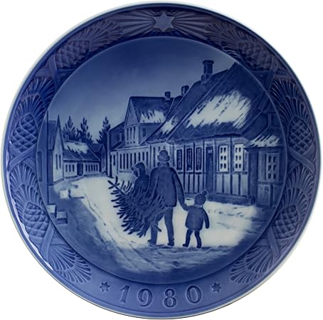 Royal Copenhagen Piatto Di Natale 1968 Originale Porcellana Prima