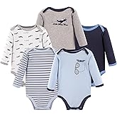 Luvable Friends baby-girls Cotton Long-sleeve Bodysuits