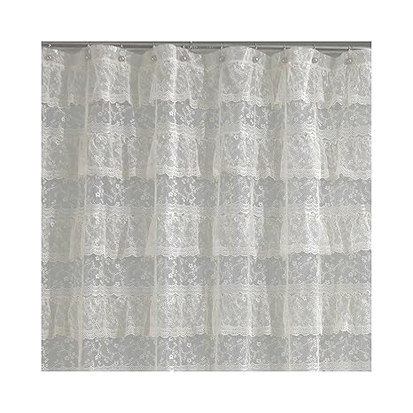 Lorraine Home Fashions Priscilla Shower Curtain 70 Inch By 72