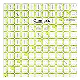 Dritz RN105 Omnigrip 10-1/2-Inch by 10-1/2-Inch Non-Slip, Quilter's Ruler