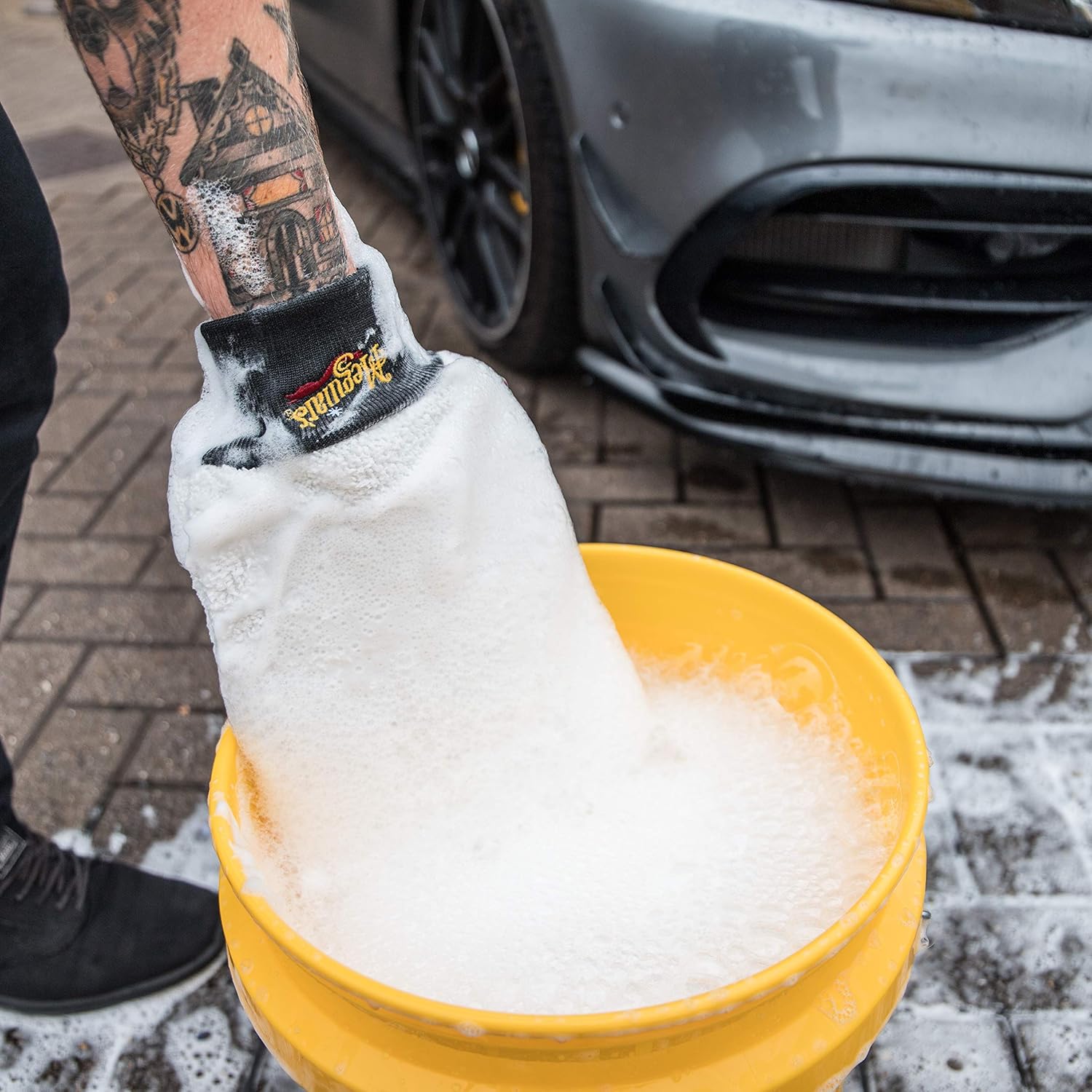 Meguiar's X3002 Microfiber Wash Mitt – Super-Thick Reusable Wash Mitt for Ultimate Finish: Automotive
