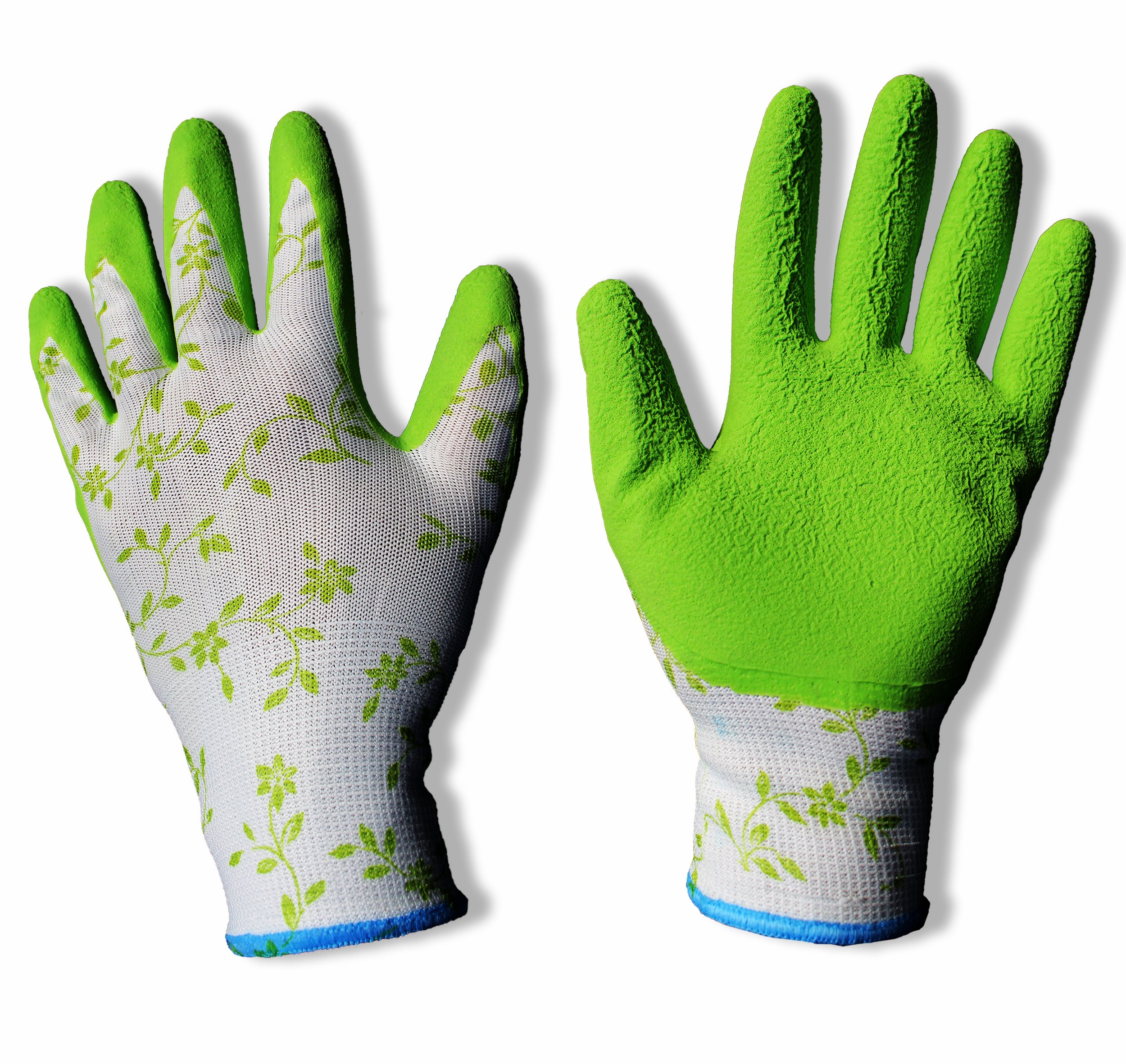eVCom 2pair-Ladies Latex Gardening Gloves. Beautiful summer look. Garden and House Choirs. 2pair bundle (2)