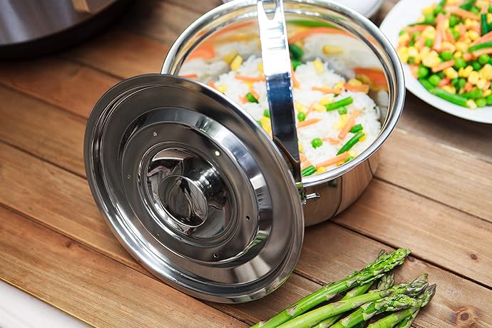 金盒特价 Hatrigo 18/8不锈钢 锅中锅 1.38L 6.7折 海淘转运到手约¥187