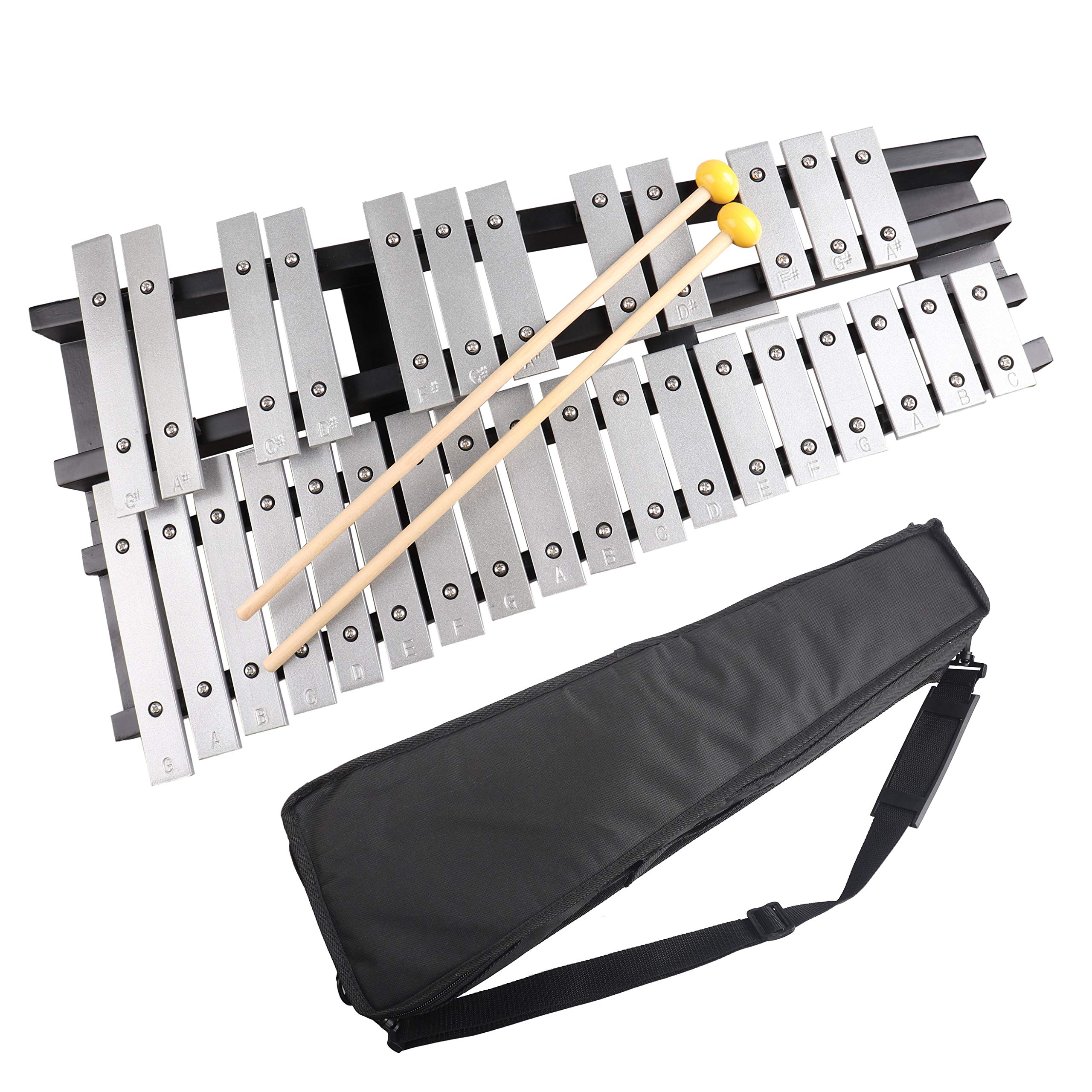 ( incomplete) Mr.Power Foldable Glockenspiel Xylophone Vibraphone Percussion Instrument 30NOTES