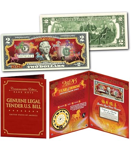Amazon.com: 2026 Chinese Lunar New Year of The Horse Polychromatic