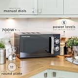 Russell Hobbs RHM1731B Inspire 17L Manual Microwave - Black view 5