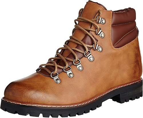Amazon グラベラ クッション付き サイドジップ マウンテンブーツ メンズ カジュアル 替え紐付き 暖かい 足首をしっかりサポート トレッキング ブーツ ブラック ブラウン キャメル 3カラー ブーツ