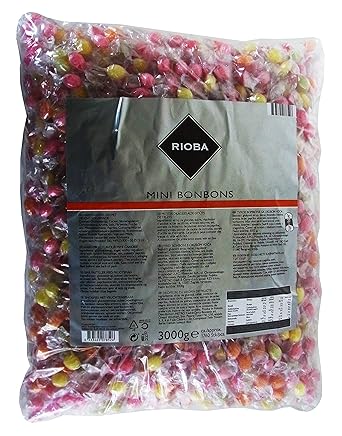 RIOBA Mini Bonbons, 1er Pack (1 x 3kg)
