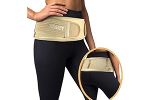 Vriksasana Sacroiliac Hip Belt for Women and Men That Alleviate Sciatic, Pelvic, Lower Back and Leg Pain, Stabilize SI Joint 