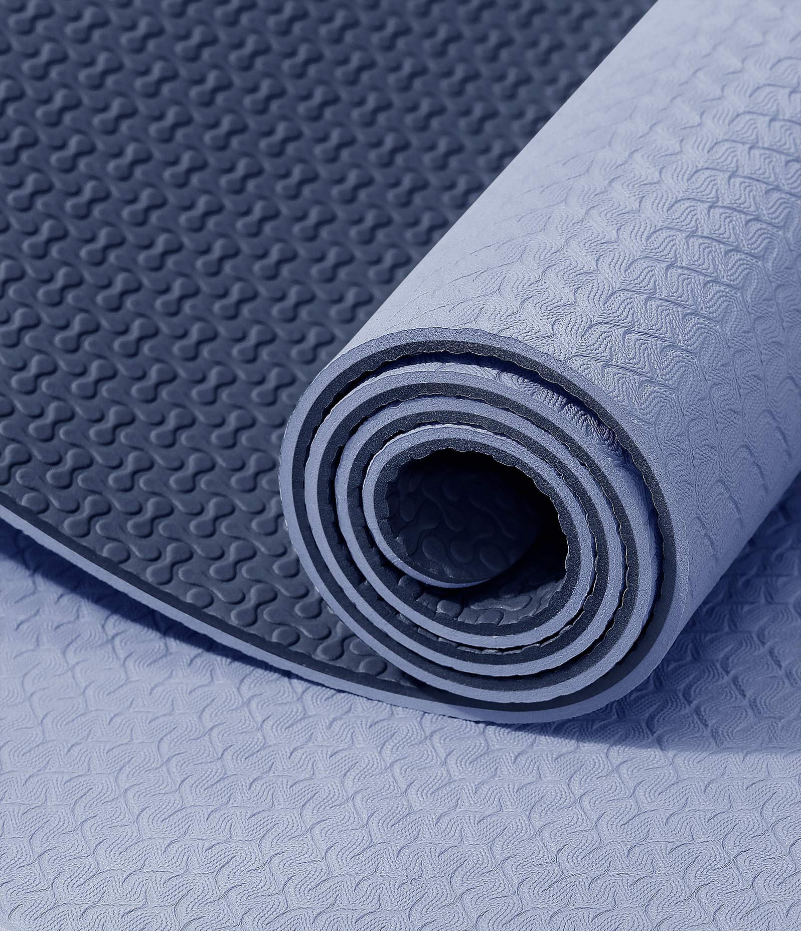 IUGA Yoga Mat Non Slip Anti-tear Yoga Mats Eco Friendly Hot Yoga Mat Thick Workout & Exercise Mat for Yoga, Pilates and Fitness (72"x 24"x 6mm) - Image 2