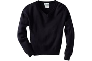 Classroom School Uniforms Big Kid Long Sleeve V-Neck Sweater 56702