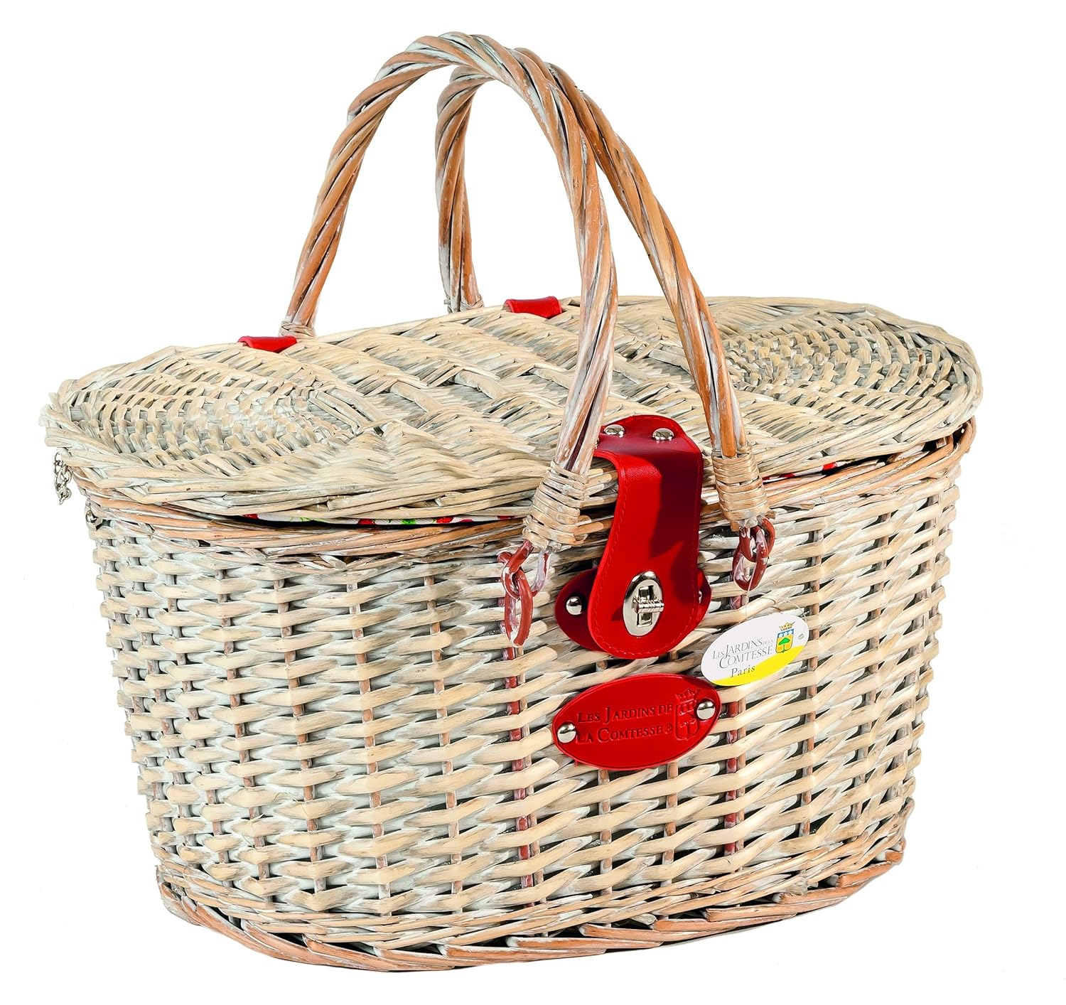 Cestino Picnic United Colors Of Benetton Per 4 Persone - Set Con Piatti, Posate E Bicchieri - Foto 2