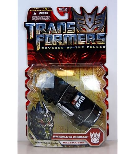 Amazon.com: Transformers Deluxe Interrogator Barricade : Toys & Games