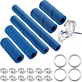 Dreyoo 7.3L Fuel Filter Lift Pump Hose Lines Washers Kit | Compatible with Ford F250 F350 1994-1997 Super Duty E-350 F450 F59 V8, Diesel Fuel System Replacement, Includes Hose Clamp