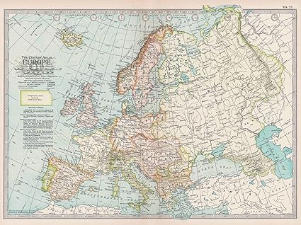 map of europe from 1914 88 world maps