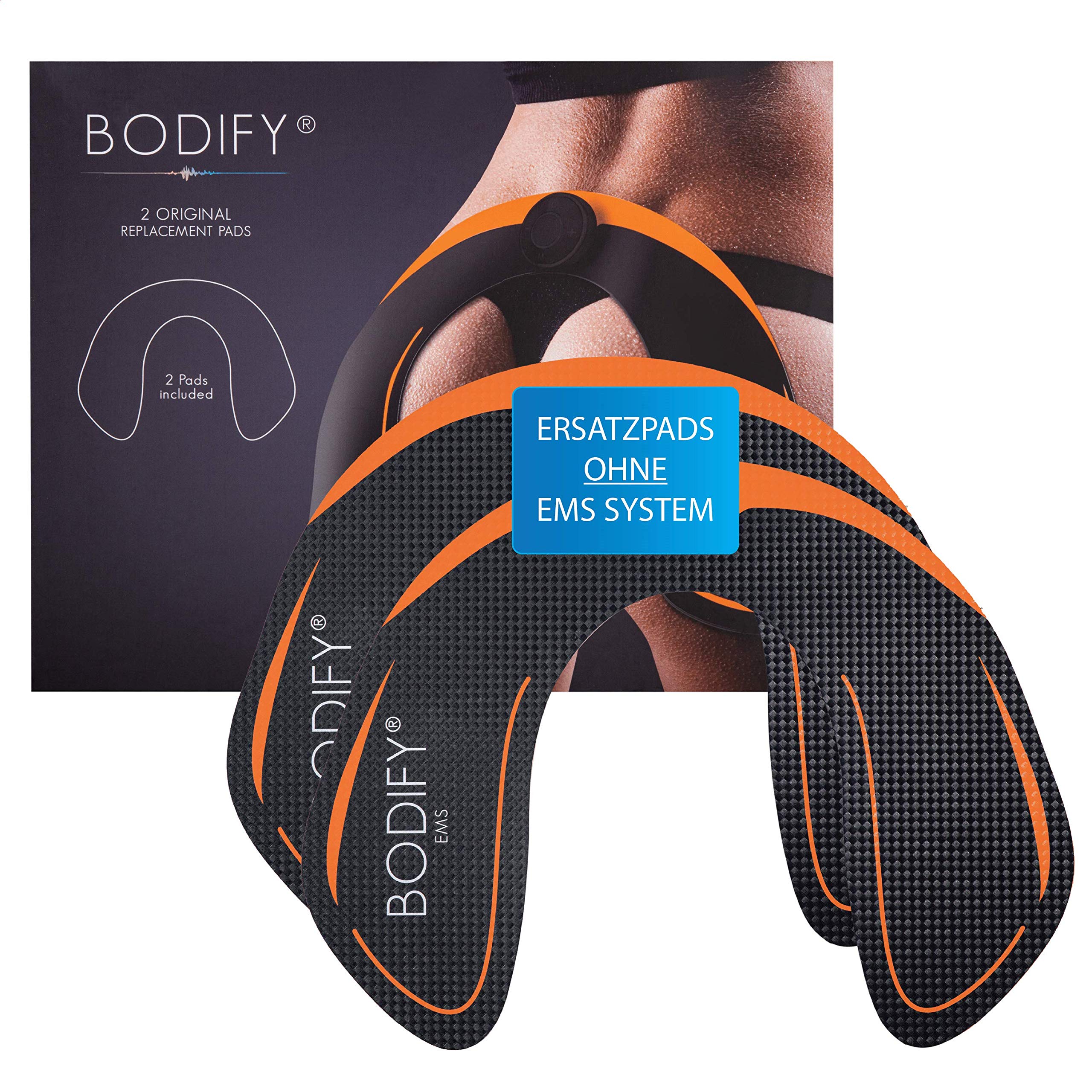 Bodify Original pads set of 2 (without controller) EMS hip trainer pompom muscle trainer for men and women.