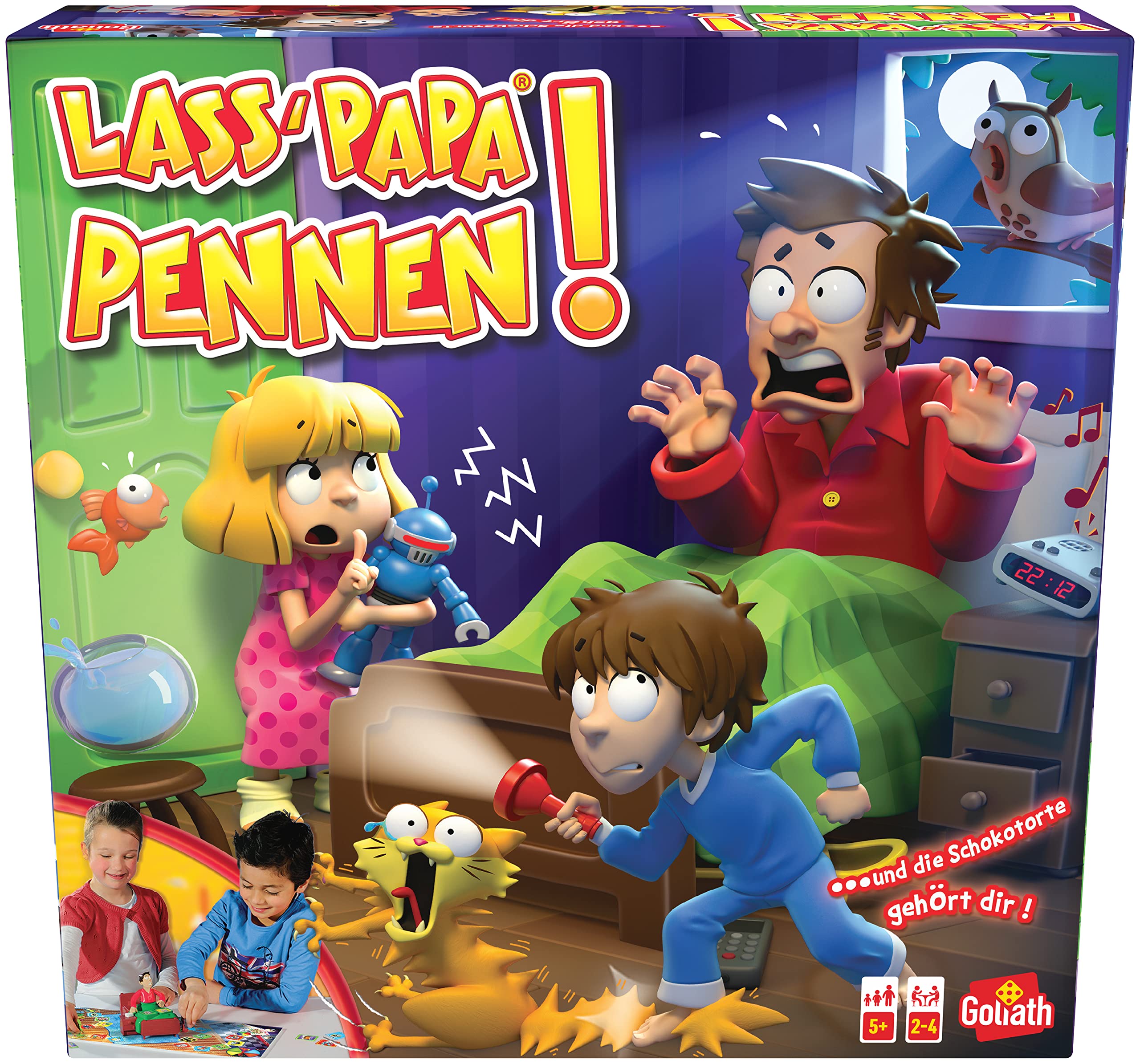 Goliath 70649 Lass Papa Pennen Children's Games from 5 Years and 2 to 4 Players, Board Game for Boys and Girls Full of Excitement and Fun with Clear Instructions (English language not guaranteed),