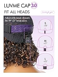 LUVME HAIR 100% Human Hair Wigs Curly Deep Wave