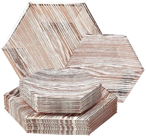 VAJILLA PARA FIESTAS DESECHABLE DE 36 PIEZAS | 18 platos grandes | 18 platos para ensalada