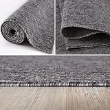 THE RUGS Low Pile Area Rug Grey 120x170 cm Non-Shedding Modern Home view 5