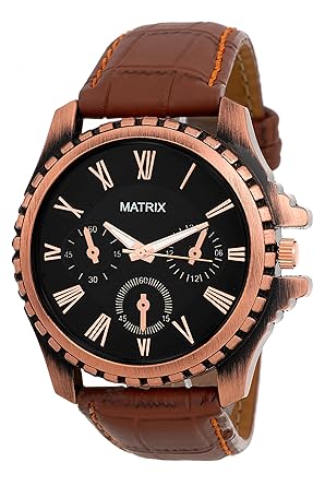 Analogue Black Dial Wrist Watch for Men