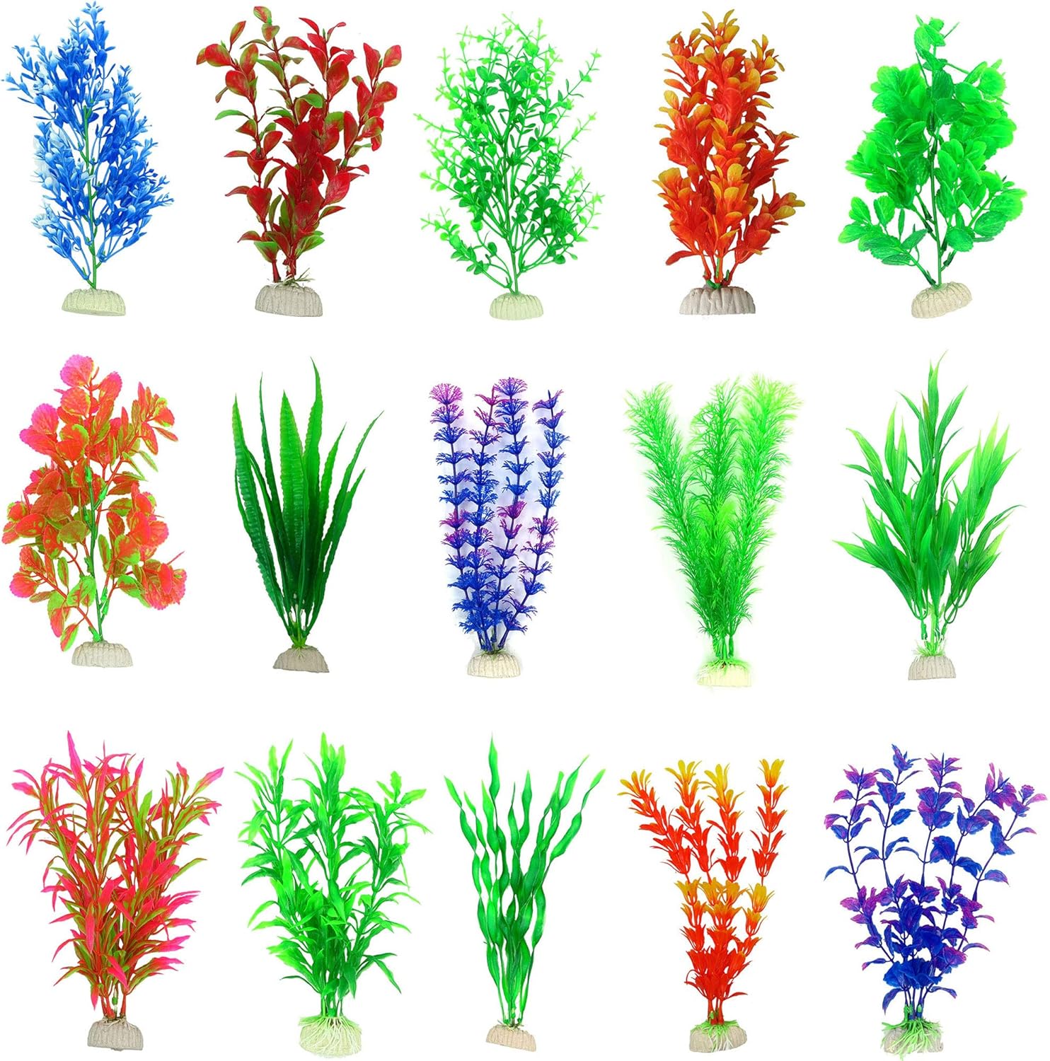 fish tank plastic plants