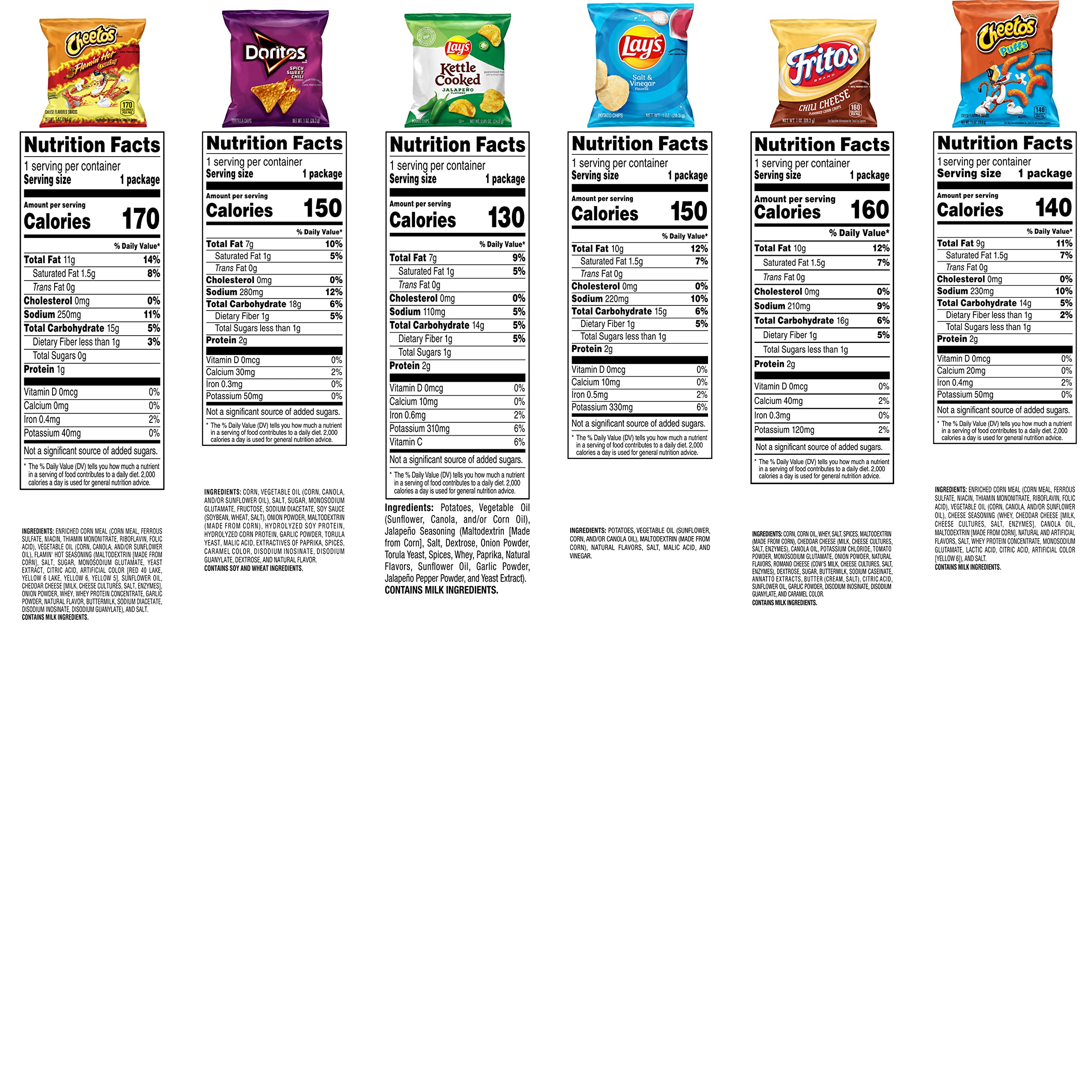 Frito-Lay Bold Mix Variety Pack, (Pack of 35)