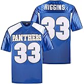 33 Tim Riggins Football Jersey Friday Night Lights High School Football Jerseys for Men Blue Jerseys Men's 90S Hip Hop Shirt
