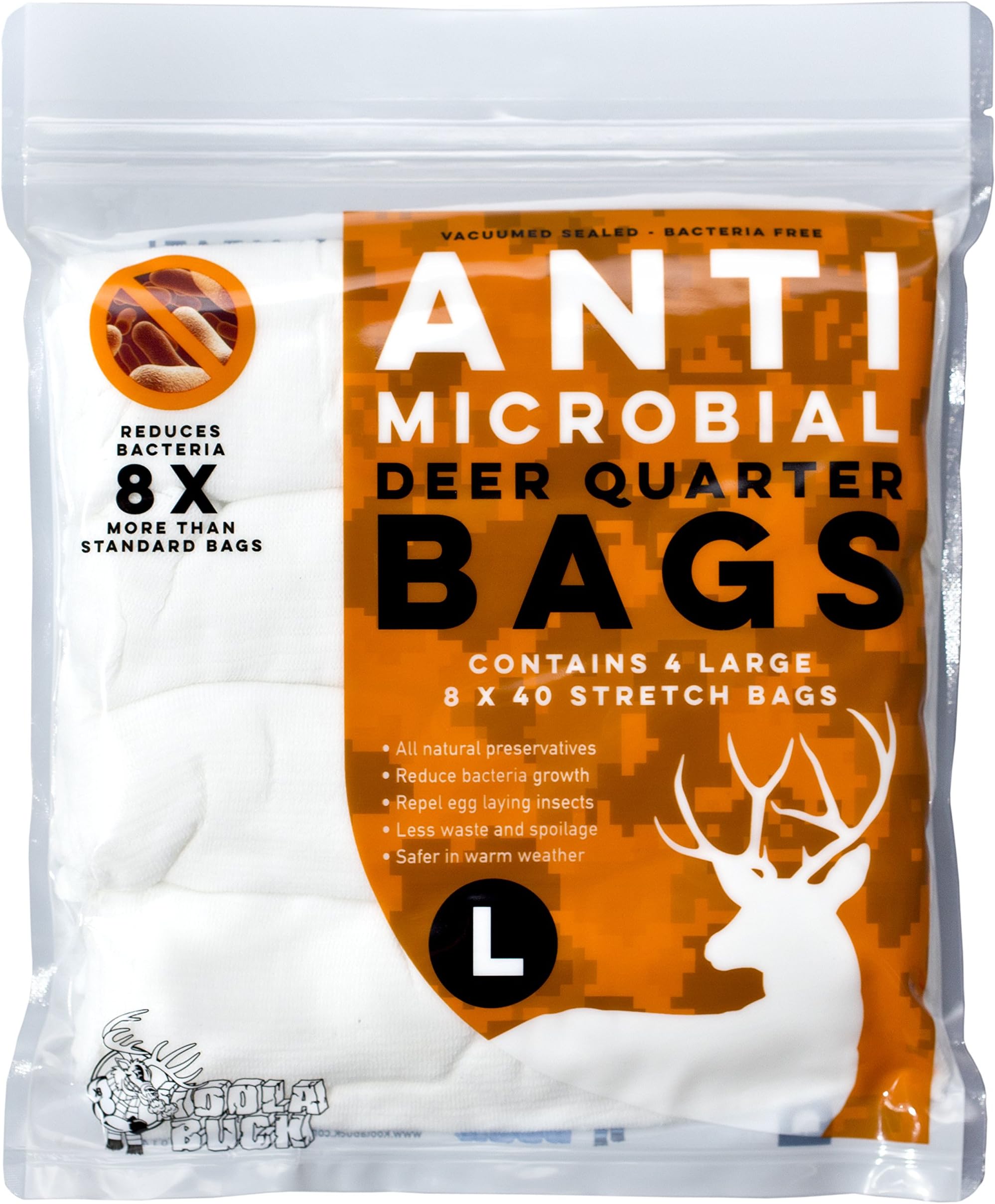 Koola Buck Antimicrobial Hunting Game Bags for Deer Elk Moose Caribou Antelope