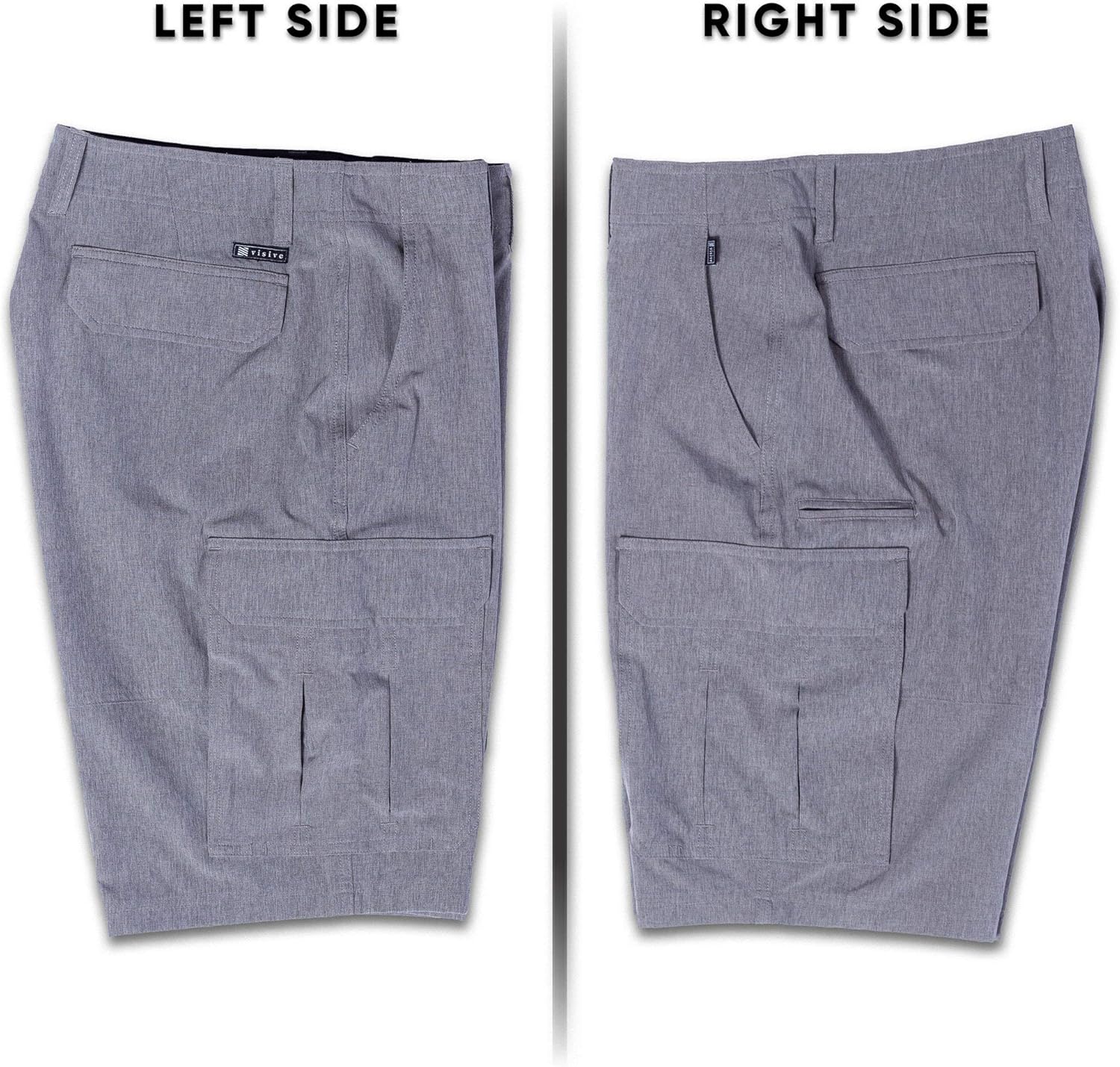 Mens Cargo Shorts Hybrid Quick Dry Stretch Tactical Casual Short: Clothing
